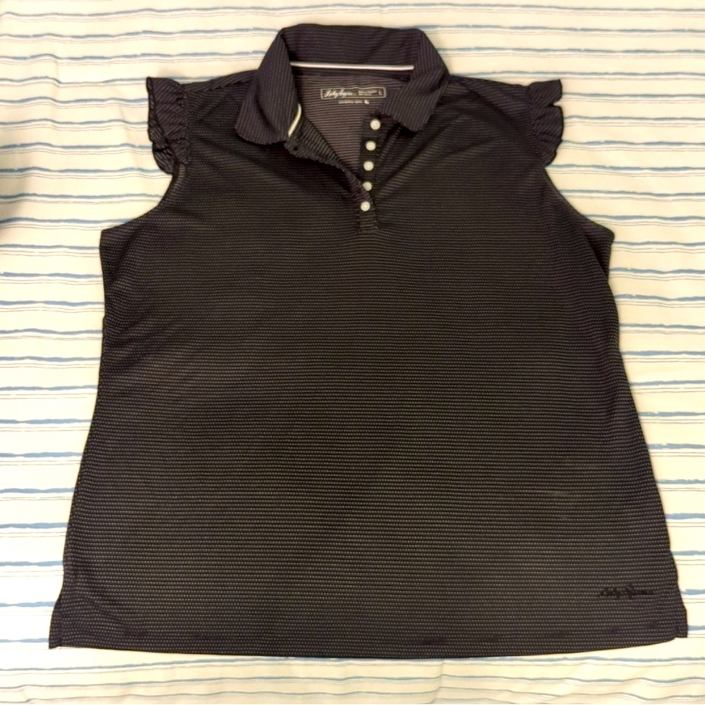 Lady Hagen Black XL Sleeveless Golf Shirt